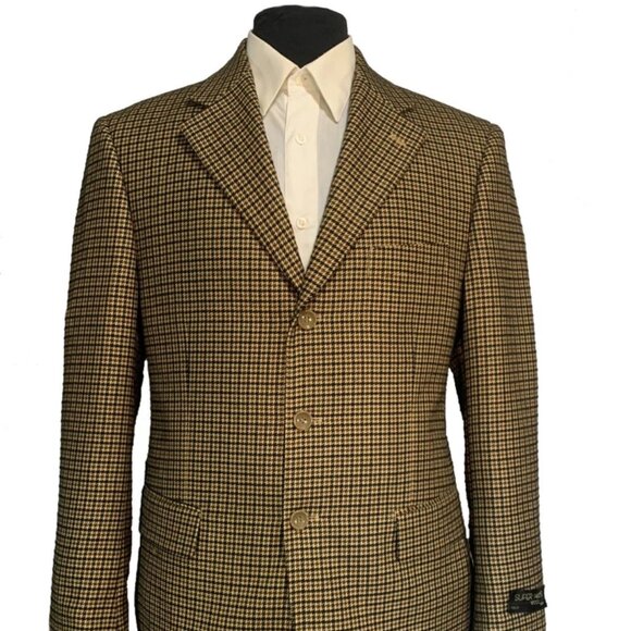 New Rizzoli Gold Italian Sports Jacket - Super 140S Wool Touch - 40S